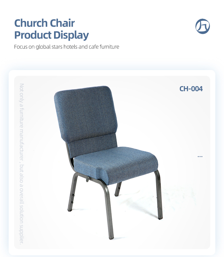 Modern stacking theater furniture interlocking church chair with book pocket