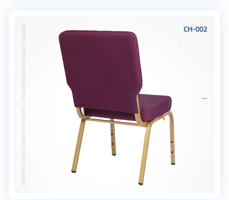 Interlocking cheap wholesale iron stacking chairs for church halls