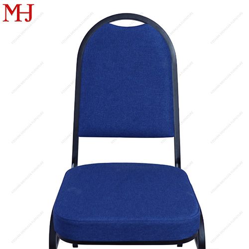 Wholesale Soft Cushion Blue Event Party Chair Backrest and Seat Fabric Hotel Banquet Chair1 11
