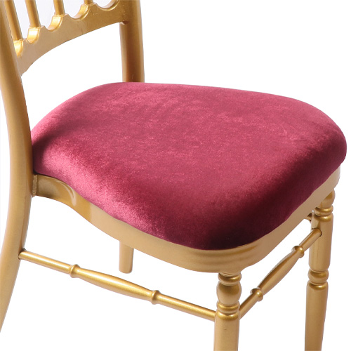 Nordic Modern Design Deluxe Aluminum Dining Chair Napoleon Velvet Restaurant Dining Chair 11