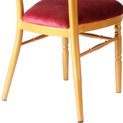 Nordic Modern Design Deluxe Aluminum Dining Chair Napoleon Velvet Restaurant Dining Chair 12