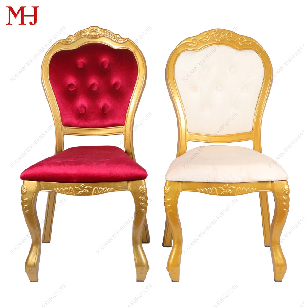 Antique luxury wooden imitation rural chairs, used for events, weddings, banquets, restaurants, and bars as hotel furnit 1