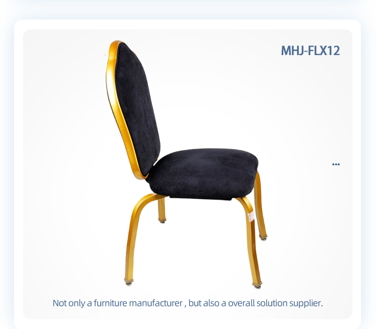 high quality aluminum motion flex back banquet chair for hotel