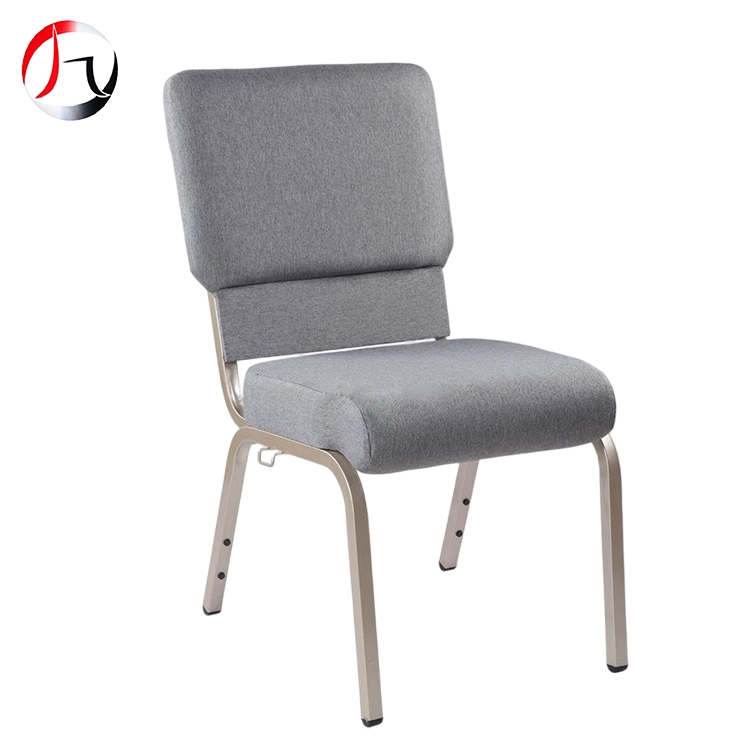 MHJ furniture - Hot Sale Wholesale Metal Stacking Gray Theater Auditorium Church Chair Church chair 1