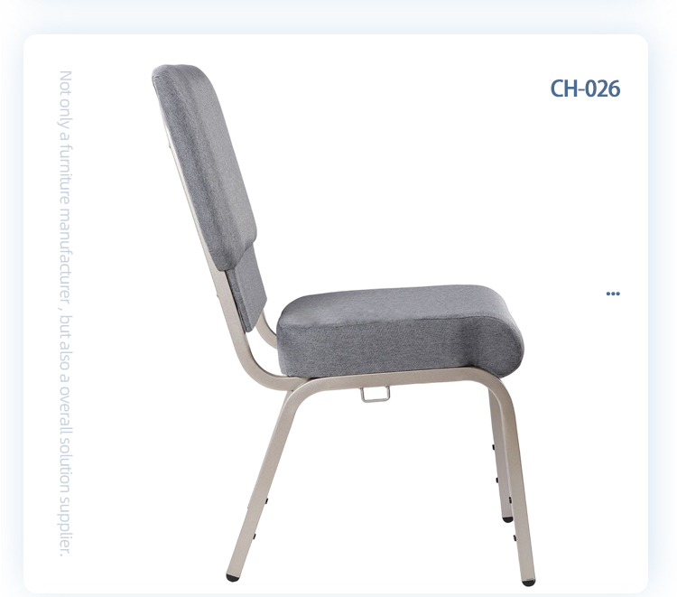 Hot sale wholesale metal stacking gray theater auditorium church chair