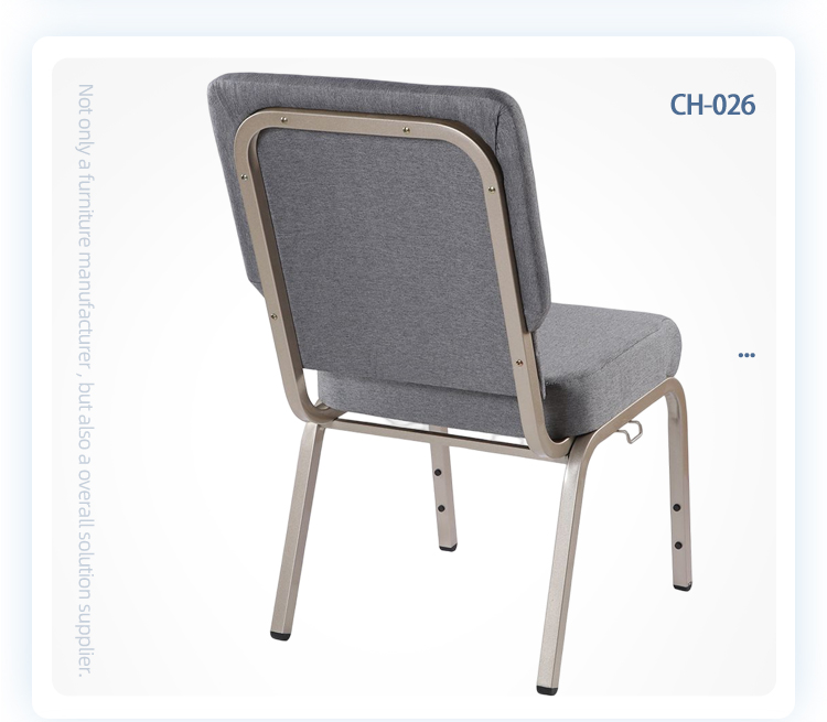 Hot sale wholesale metal stacking gray theater auditorium church chair