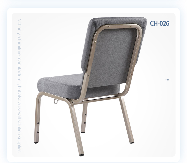 Hot sale wholesale metal stacking gray theater auditorium church chair