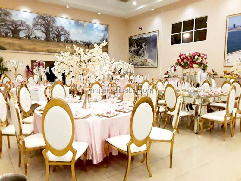 MHJ furniture - Luxury Modern Nordic Italian Rectangle Marble Stainless Steel Dining Table Stainless steel chair and table 17