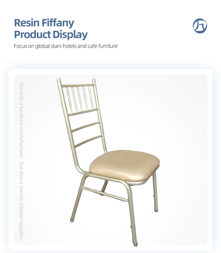 Factory hot sale stackable metal  chiavari  wedding cushion chairs