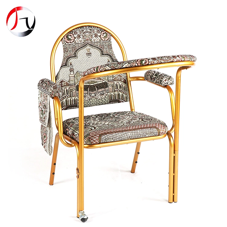 MHJ furniture - Stackable Metal Salah Chair Islamic Prayer Chairs For Muslim Church Muslim chair 1
