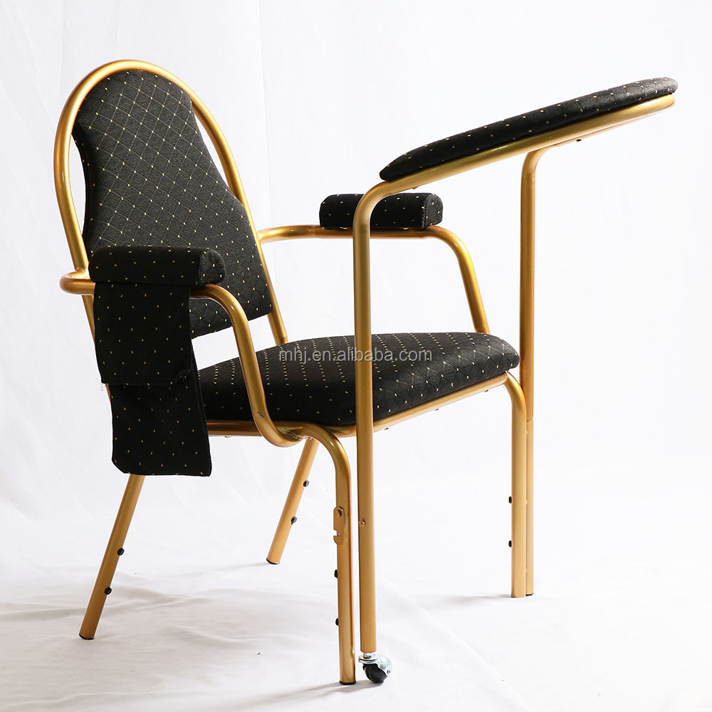 MHJ furniture - Stackable Armrest Muslim Prayer Iron Chair Metal Church Chairs Muslim chair 8
