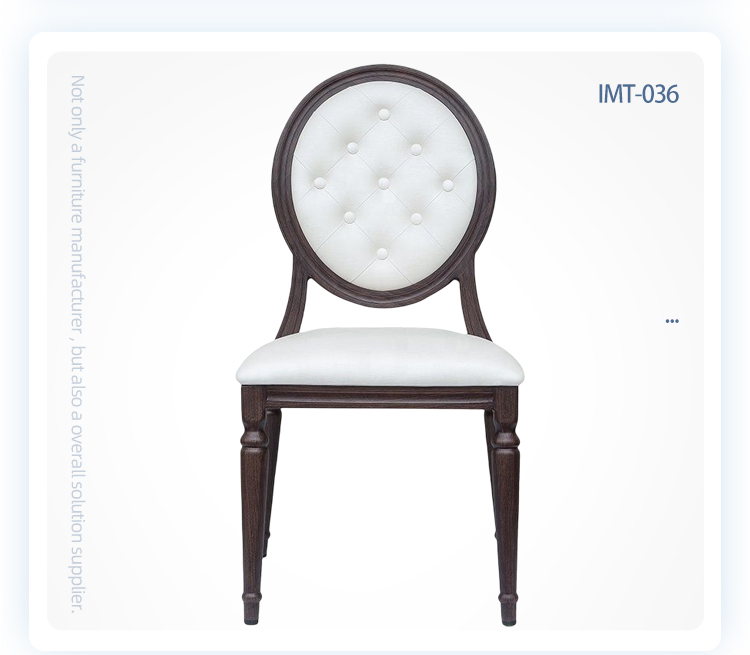 Luxury new design aluminum XIV french style louis Imitated wooden chair