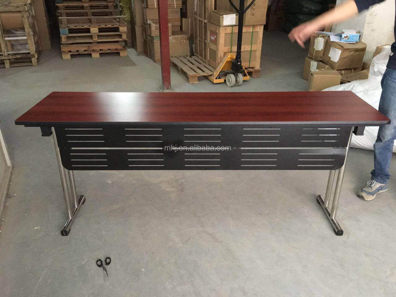 MHJ furniture - Wholesale 6ft Conference Meeting Banquet Ibm Table Seminar Folding Table With Modesty Panel IBM table 13