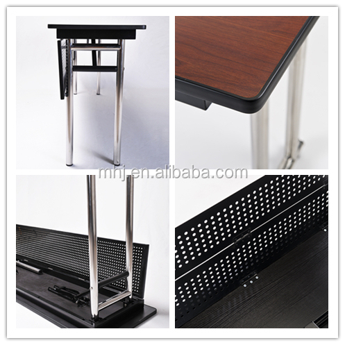New design Stainless Steel folding hotel training meeting conference table IBM tables