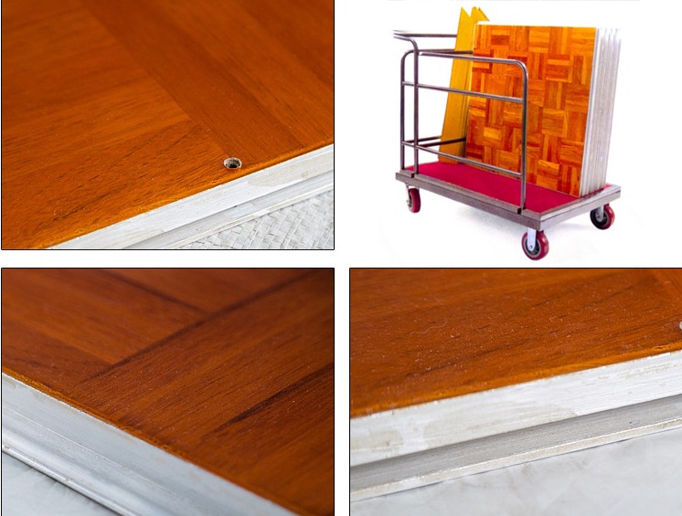MHJ furniture - High Quality Solid Teakwood Tap Dance Floor For Wedding Party Hotel supplies 8