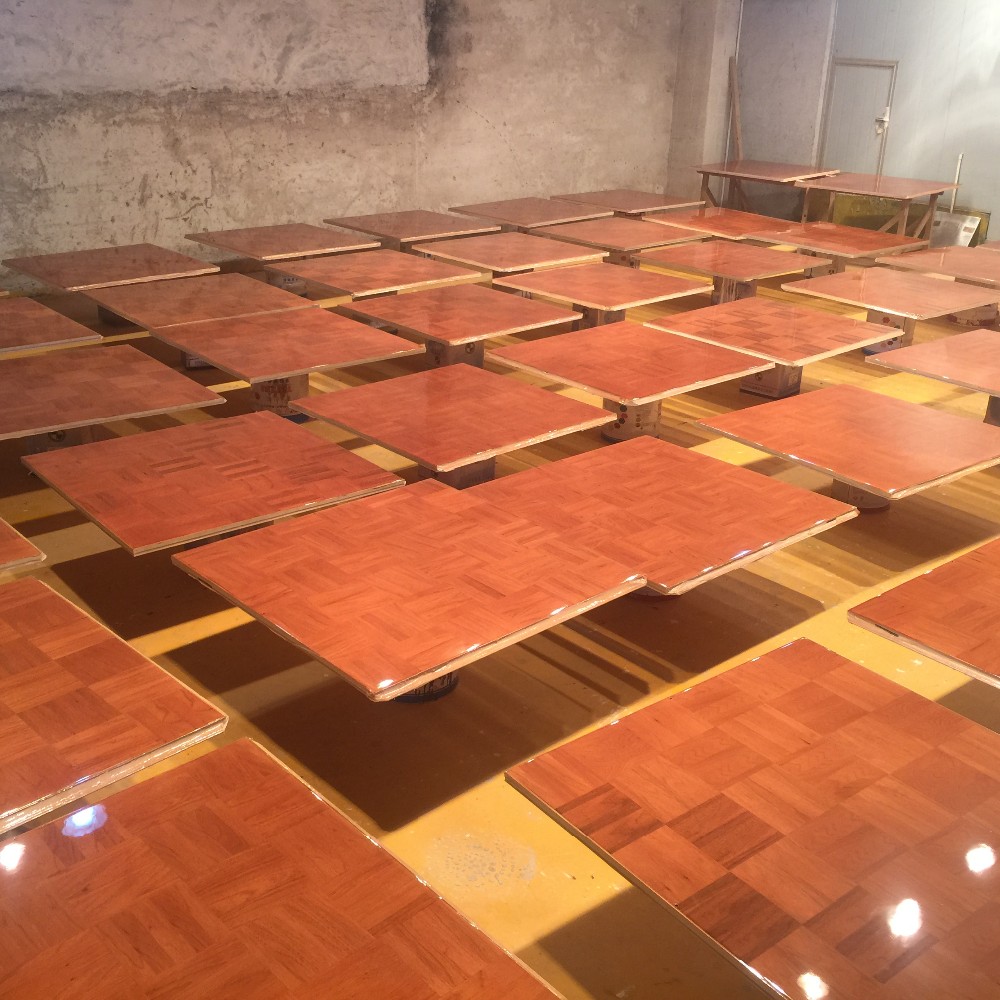 MHJ furniture - High Quality Solid Teakwood Tap Dance Floor For Wedding Party Hotel supplies 12