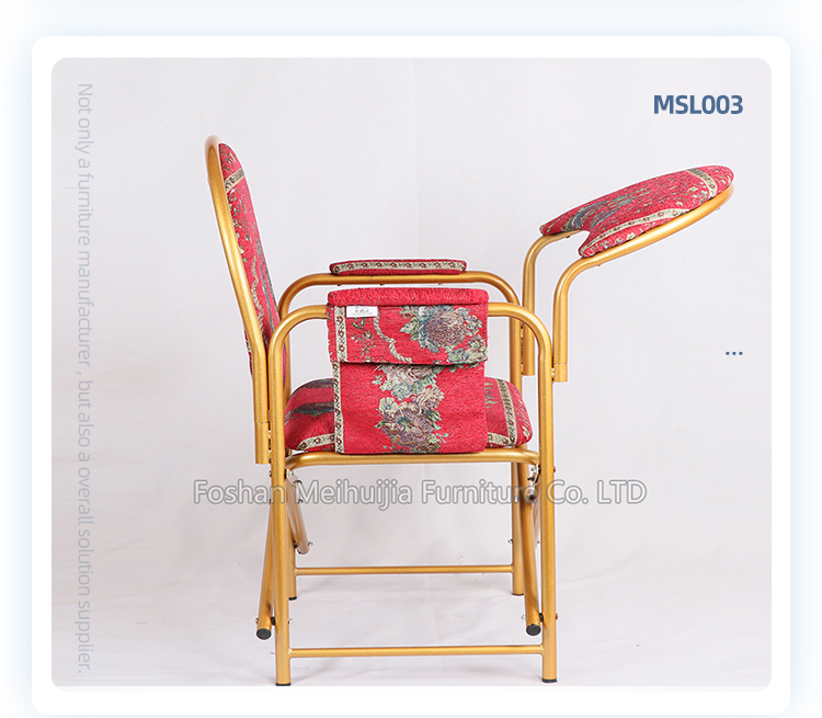 Original design stackable metal chair islam mosque muslim prayer mat chairs
