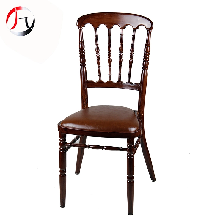 MHJ furniture - 2023 Hot Sale Luxury Metal Aluminum Tiffany Napoleon Chiavari Wedding Chair Metal chiavari chair 1