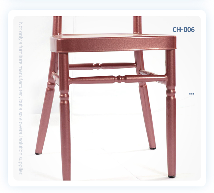 European style stackable banquet chairs round back chiavari phoenix wedding chair