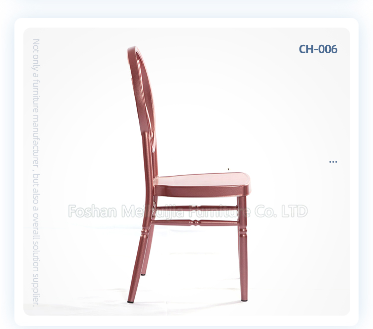 European style stackable banquet chairs round back chiavari phoenix wedding chair