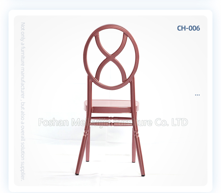 European style stackable banquet chairs round back chiavari phoenix wedding chair