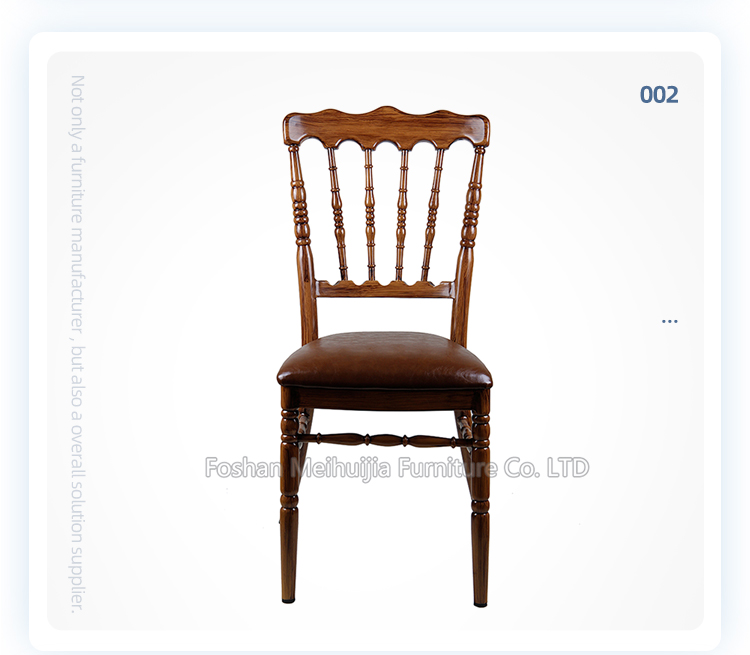 Factory sales hotel brown napoleon wedding dining chiavari chair