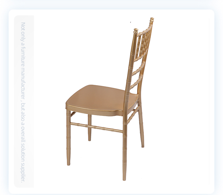 Cheap price metal dining chairs stacking chiavari tiffany chair for wedding party event