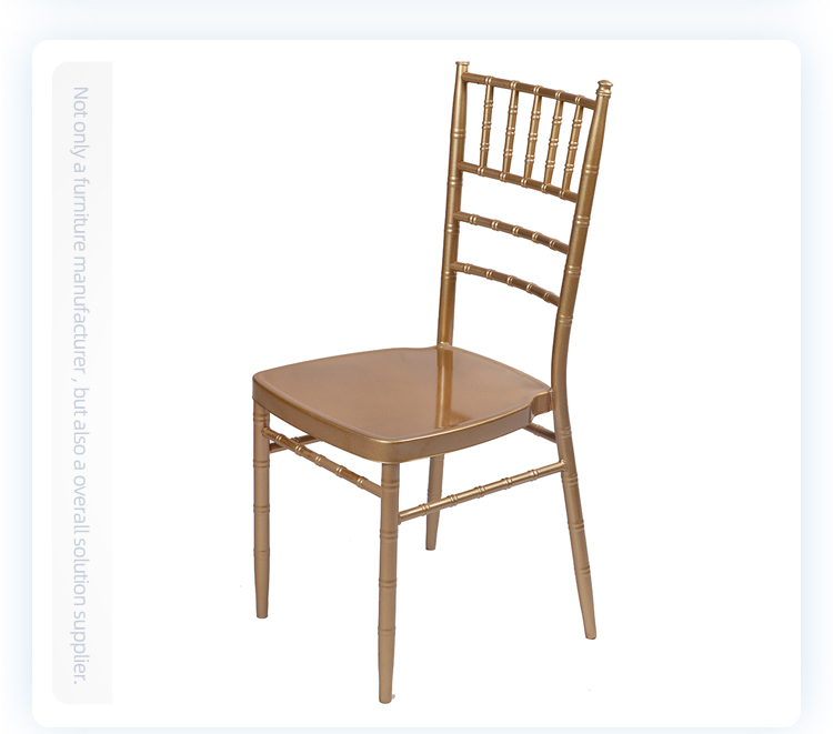 Cheap price metal dining chairs stacking chiavari tiffany chair for wedding party event