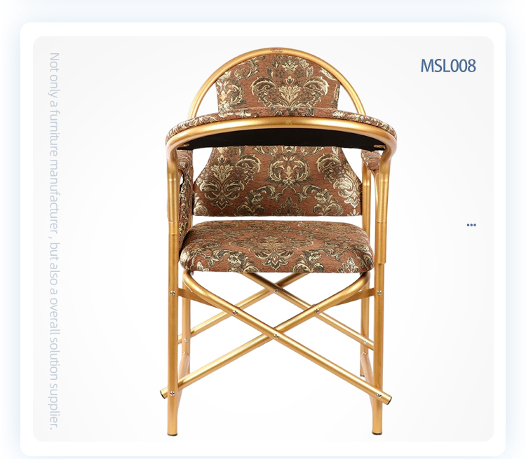 New design foldable iron pastor islam muslim mosque church prayer chair