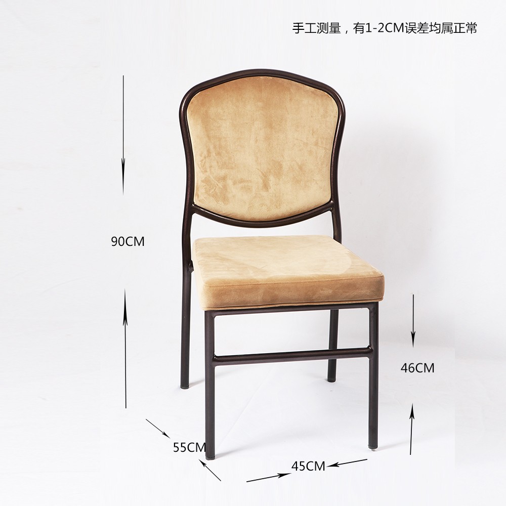 MHJ furniture - Golden Velvet Upholstered Modern Luxury Aluminum Gold Restaurant Hotel Banquet Chairs With Back Flower Design Banquet chair 8