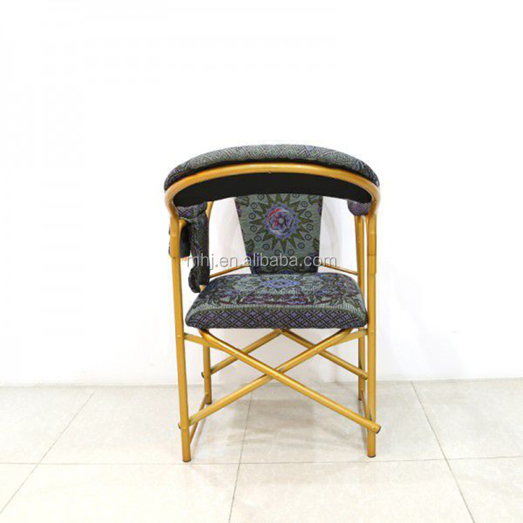 MHJ furniture - Demountable Metal Prayer Chairs Church Muslim Salah Chair With Arms Muslim chair 10