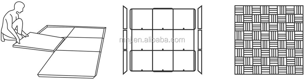 MHJ furniture - Factory Price Portable Teak Wood Dance Floor For Hotel Wedding Party Dance floor 15