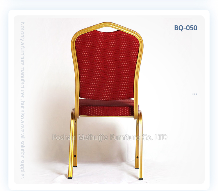 Cheap metal hotel furniture used dining chair luxury fabric velvet aluminum stackable wedding banquet chairs
