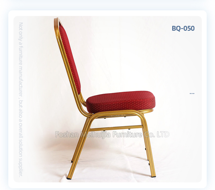 Cheap metal hotel furniture used dining chair luxury fabric velvet aluminum stackable wedding banquet chairs