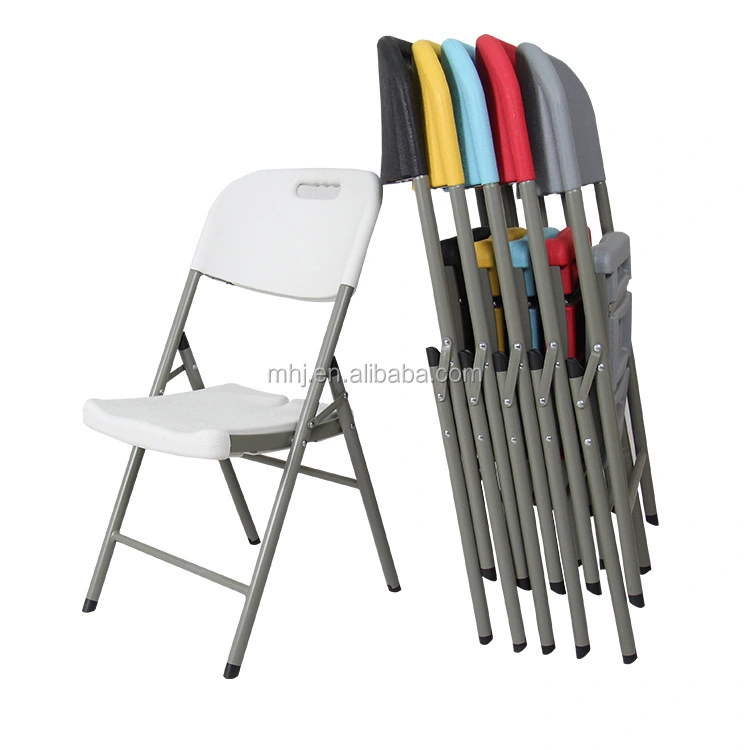 MHJ furniture - Hdpe Wholesale Color White Garden Plastic Folding Chair For Outdoor Party Wedding Event Plastic chair and table 1