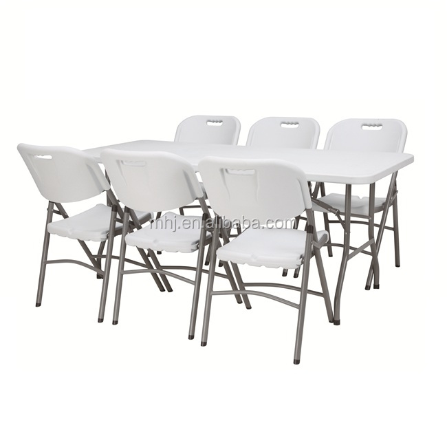 MHJ furniture - Hdpe Wholesale Color White Garden Plastic Folding Chair For Outdoor Party Wedding Event Plastic chair and table 10