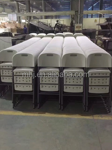 MHJ furniture - Hdpe Wholesale Color White Garden Plastic Folding Chair For Outdoor Party Wedding Event Plastic chair and table 14