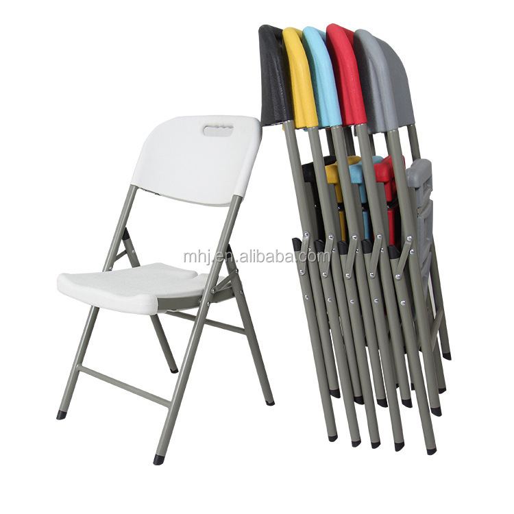MHJ furniture - Hdpe Wholesale Color White Garden Plastic Folding Chair For Outdoor Party Wedding Event Plastic chair and table 8