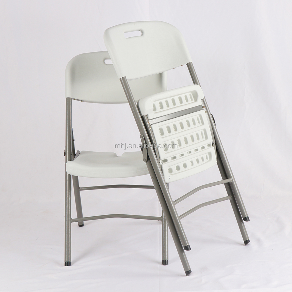 MHJ furniture - Hdpe Wholesale Color White Garden Plastic Folding Chair For Outdoor Party Wedding Event Plastic chair and table 12