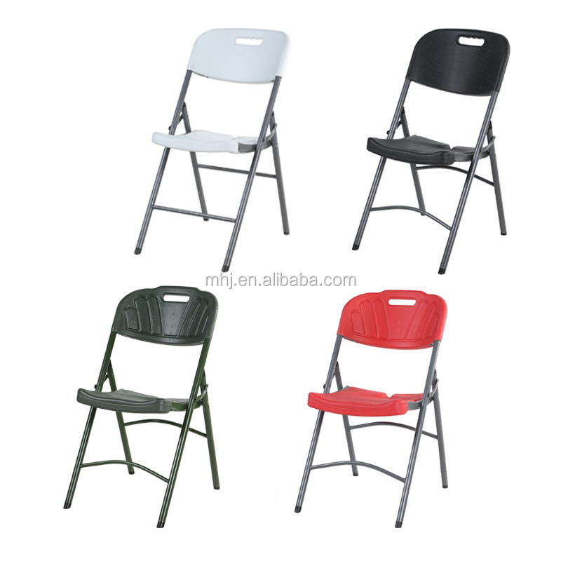 MHJ furniture - Hdpe Wholesale Color White Garden Plastic Folding Chair For Outdoor Party Wedding Event Plastic chair and table 9