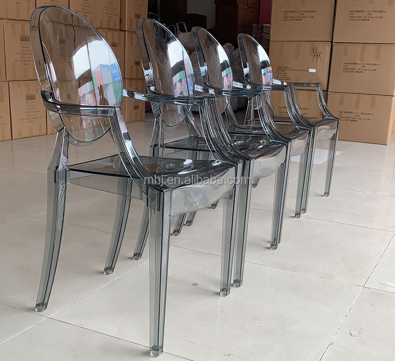 MHJ furniture - Hotel Banquet Dining Hall Transparent Ghost Chair Wedding For Sale Plastic chair and table 10