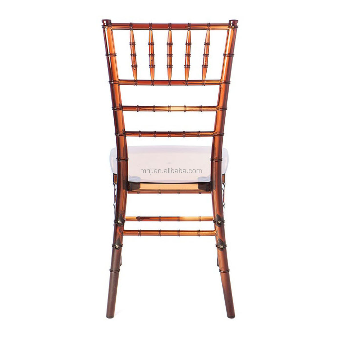 MHJ furniture - Pc Resin Transparent Gold Knock-down Resin Chiavari Wedding Chair Plastic chair and table 9