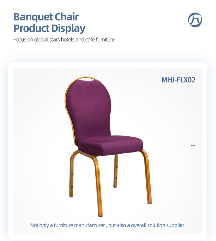 high back gold frame aluminum stacking metal flexible shake back banquet chair