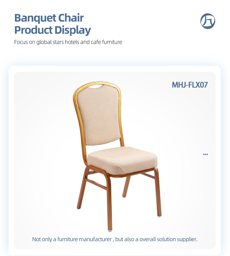 Aluminum stacking flex back hotel chair swing back hotel banquet hall chair