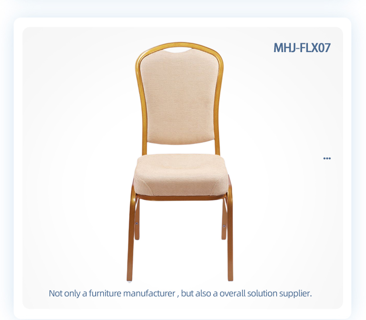 Aluminum stacking flex back hotel chair swing back hotel banquet hall chair