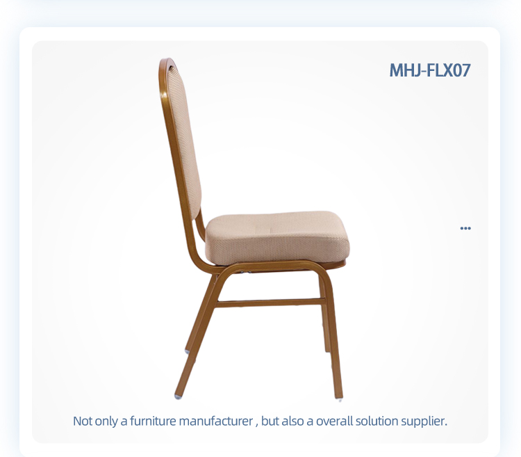 Aluminum stacking flex back hotel chair swing back hotel banquet hall chair