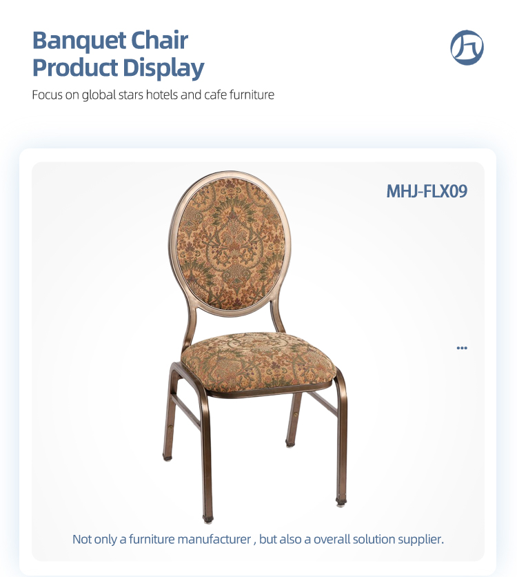 Custom high quality stackable round flexible back restaurant banquet chair