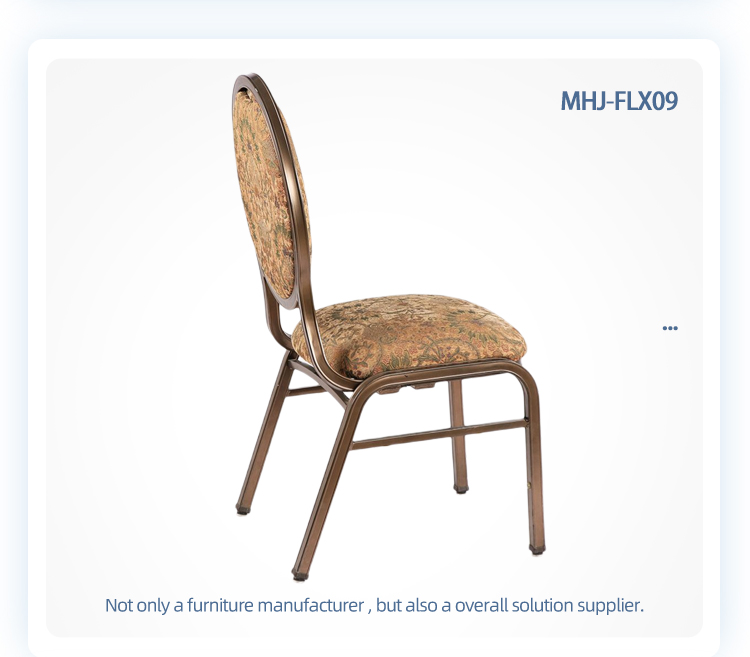 Custom high quality stackable round flexible back restaurant banquet chair