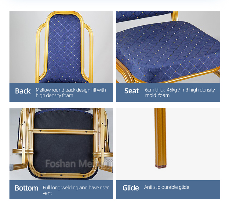 unique design wholesale aluminum elegant rental hotel banquet chair