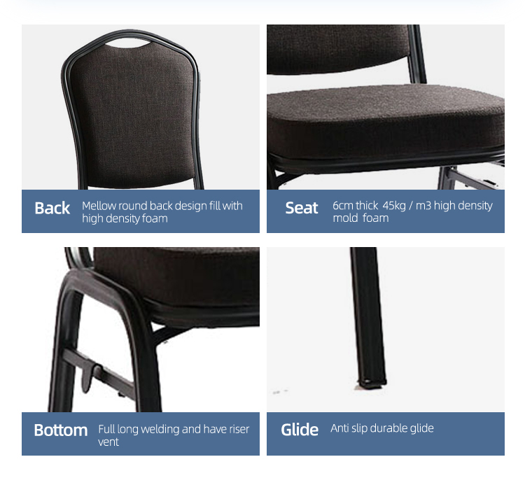 stack interlocking aluminum rental banquet chairs church banquet chairs